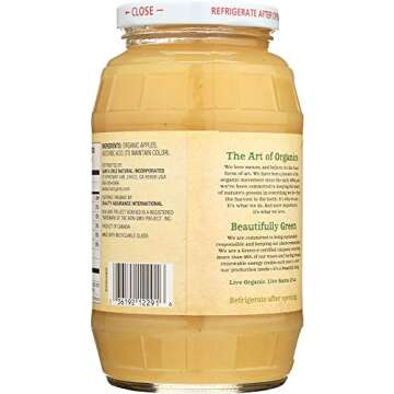 Santa Cruz Organic Apple Sauce - Pure and Delicious Option