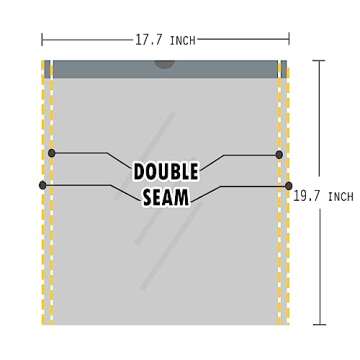 Small Trash Bags 4 Gallon Drawstring, Inwaysin 4 Gallon Trash Bag Extra Strong, Small Garbage Bags for Bathroom Can Bedroom Office Can, Unscented, Quick Cinch,15-18L, White, 54Count
