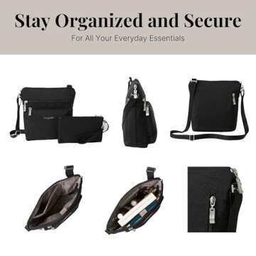 Baggallini Women's RFID Crossbody Bag - Lightweight & Stylish