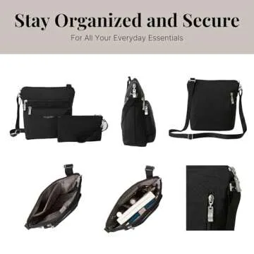 Baggallini Women's RFID Crossbody Bag - Lightweight & Stylish