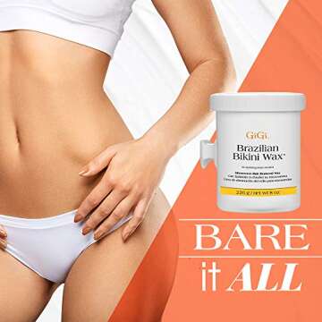 GiGi Brazilian Bikini Wax Microwave Formula for Sensitive Areas