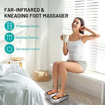 Giantex Foot Massager Shiatsu Feet Spa & Infrared Heating