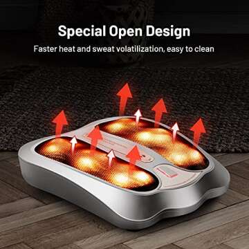 Giantex Foot Massager Shiatsu Feet Spa & Infrared Heating