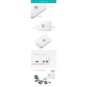 Router Hotspot 4G LTE Unlocked GSM (LTE USA AT&T T-mobile Metro Pcs Cricket Latin & Caribbean) Huawei E5573s-508 up to 10 wifi users CAT4