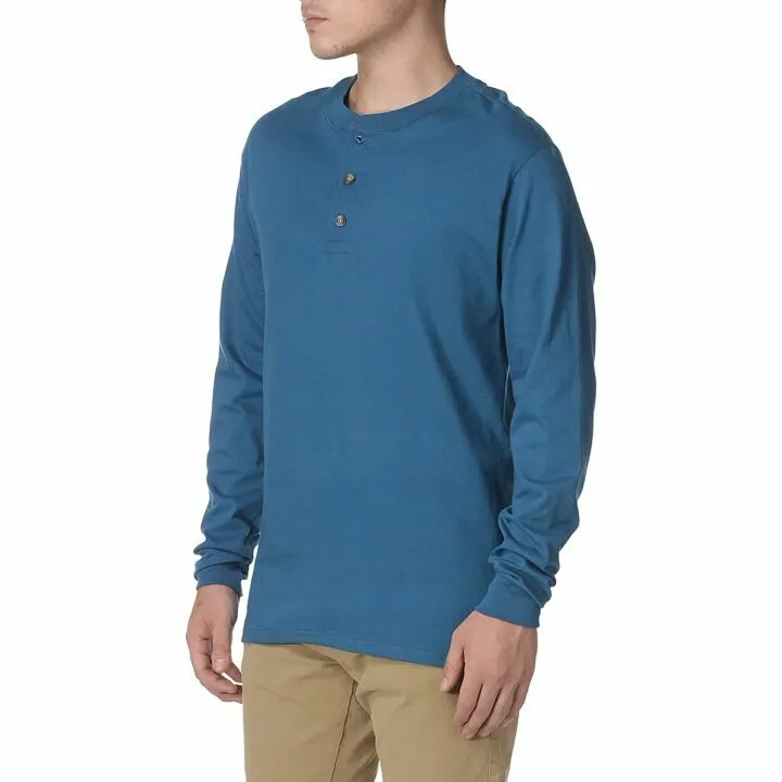 Hanes Men's Cotton Henley Shirts - Affordable & Stylish