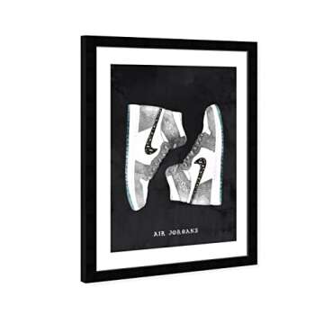 Wynwood Studio Fashion and Glam Modern Basketball Retro Shoes Canvas Wall Art Classic Sneakers II Li...