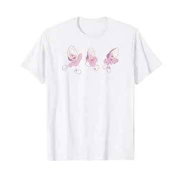 Disney Alice In Wonderland Cute Dancing Oysters Logo T-Shirt for All