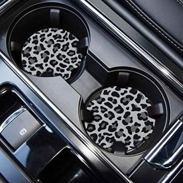 Cute Cup Holder Coasters for Your Car with Fingertip Grip, Auto Accessories for Women & Men,Pack of ...