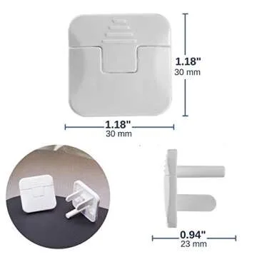 Bates- Outlet Covers Child Proof, 10 Pack, 3 Prong Outlet Covers, Baby Proof Outlet Covers, Baby Outlet Covers, Child Proof Outlet Cover, Child Safety Outlet Covers, Electrical Safety Baby Products