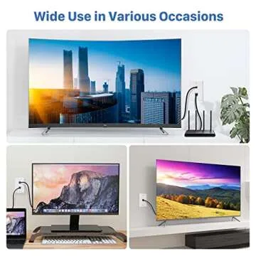 ANONION 4 Pack Ethernet Wall Plate 2 Port Keystone Jack Blue Cat6 RJ45 Coupler Outlet Connector with Single Gang Low Voltage Mounting Bracket, White