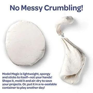 Crayola Model Magic (75ct), Kids Modeling Clay Alternative, 1oz Packs, School Supplies, Air Dry Clay, Modeling Material, Ages 3+