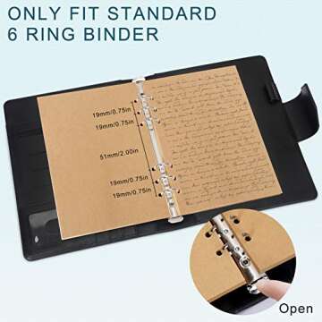 Toplive A6 100GSM Refill Paper - 270 Pages for Binders