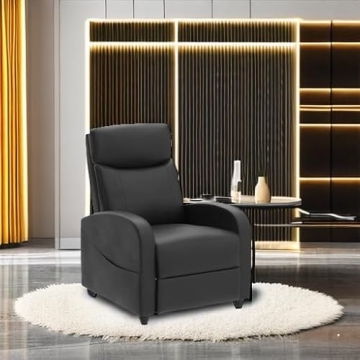 Sweetcrispy Recliner Chair with Massage & Adjustable Comfort