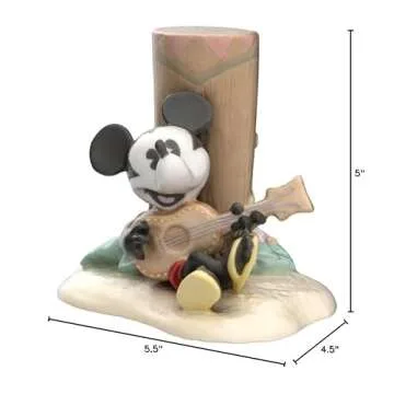 Precious Moments Mickey Mouse Life is A Sweet Melody Figurine