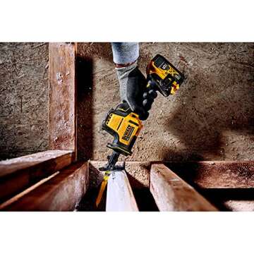 Compact DEWALT ATOMIC 20V Reciprocating Saw for All