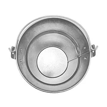 Grease Drip Bucket with12-Pack Disposable Foil Liner Kit Replacement Parts for Traeger Pitboss Oklahoma Joe's, Also Fits Most Wood Pellet Grill & Offset Smokers