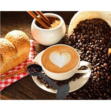 Espresso Coffee Scoop with Tamper 2-in-1 Measuring Tool