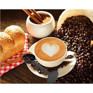 Espresso Coffee Scoop with Tamper 2-in-1 Measuring Tool