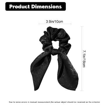 Satin Bow Scrunchies Set for Women - Stylish & Versatile