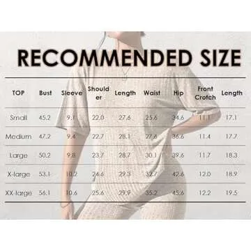 Aoulaydo Womens 2 Piece Lounge Set Summer Ribbed Knit Matching Outfits T-shirt Biker Shorts Casual Pajamas Set Black