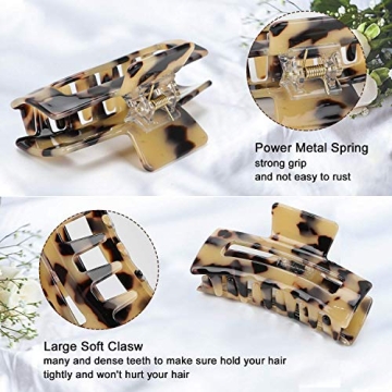 TAFU Large Hair Claw Clips for Thick Hair Stylish Clips