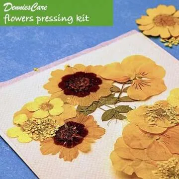 DenniesCare Mini Flower Press Kit for Creative Nature Lovers
