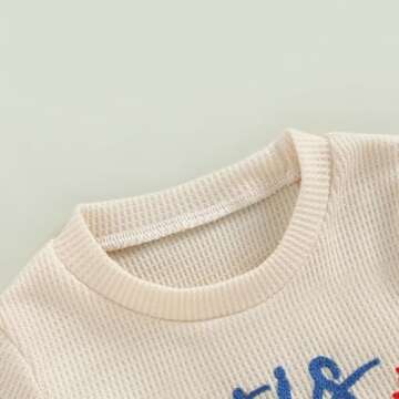 Baby Boy Baseball Outfit Soft Cotton Tee & Shorts Set