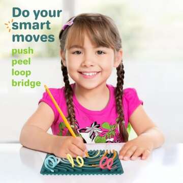 Boxgear Sensory Activity Board Silicone Fidget Toy Sensory Fidget Toys for Kids 8-12 | Quite Fidget ...