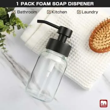 GMISUN 8.5 oz Foaming Hand Soap Dispenser with Pump