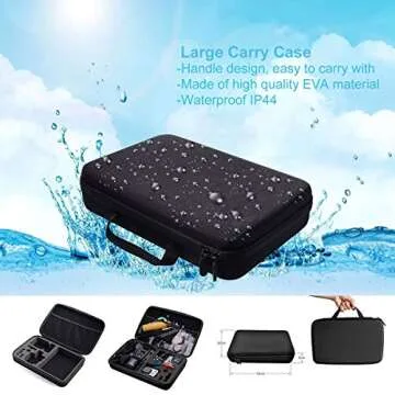 Appolab 61 in 1 Action Camera Accessories Kit for Adventurers