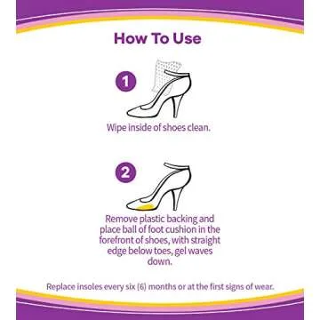 Dr. Scholl's Love Your Heels & Wedges Ball of Foot Cushions for Women, 1 Pair, Metatarsal Pads Women - All-Day Comfort for High Heels - Relieve & Prevent Shoe Discomfort, No Sliding Stopper Pads