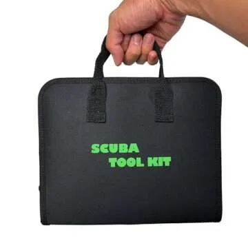 Scuba Choice Deluxe Tool Kit 16-Piece Dive Tools Set 50 O-Rings