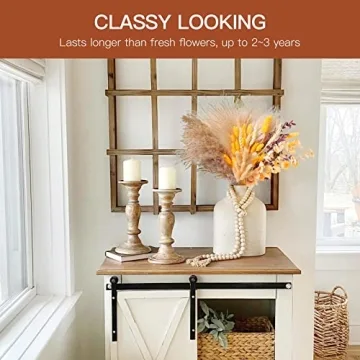 HUMINBO Fall Pampas Grass Set - 95 Pieces for Home Decor