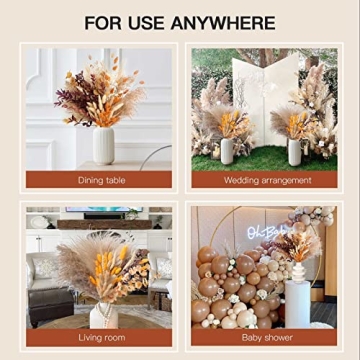 HUMINBO Fall Pampas Grass Set - 95 Pieces for Home Decor