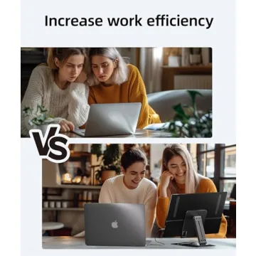 Ingnok 15.6'' FHD IPS Portable Monitor – Ultra Slim External Screen with USB C/HDMI for Laptop, Mac, PC, Phone, PS4, PS5, Switch (Renewed)