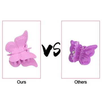 EAONE Colorful Mini Butterfly Clips for Girls & Women