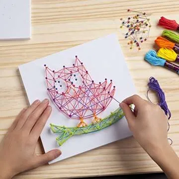 Craft-tastic DIY String Art Kit for Kids – Complete Crafting Fun