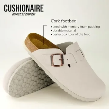 Stylish CUSHIONAIRE Hana Clogs for Women | Comfortable Slip-Ons