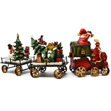 Charming Christmas Express Train Table Decor for Holiday Cheer