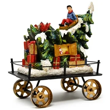 Charming Christmas Express Train Table Decor for Holiday Cheer