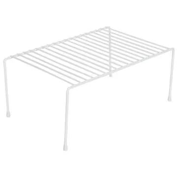 Smart Design Cabinet Storage Shelf Rack - Medium (8.5 x 13.25 Inch) - Steel Metal Wire - Cupboard, P...