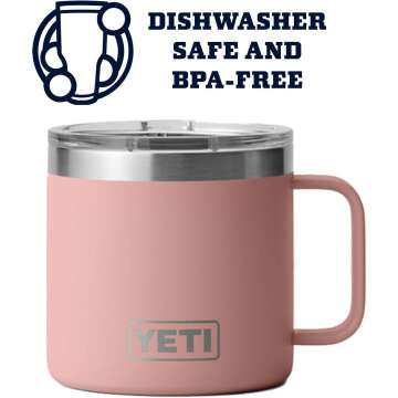 YETI 14 oz Vacuum Insulated Mug with Lid