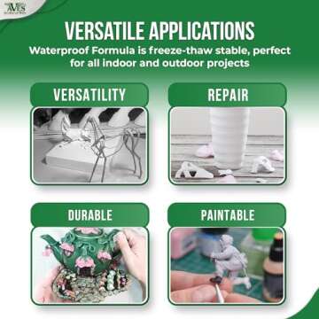 Apoxie Sculpt - 2 Part Modeling Compound (A & B) - 1 Pound, White/Stone White