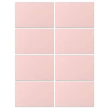 SGHUO 8pcs 4"x6" Rubber Carving Blocks, Soft Linoleum Block for Printmaking, Rectangle Linocut Blocks Stamp Carving Tools, Easy Cut Lino Blocks Crafts Making Kit (Pink)