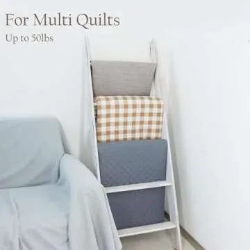 Honest 5-Tier Blanket Ladder for Stylish Storage