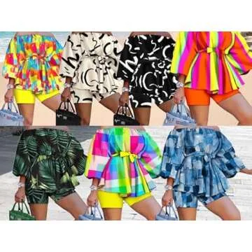 Chic Summer Two Piece Floral Outfit for Women