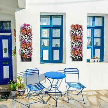 ANGTUO Hanging Planter for Vertical Gardening with 6 Pockets