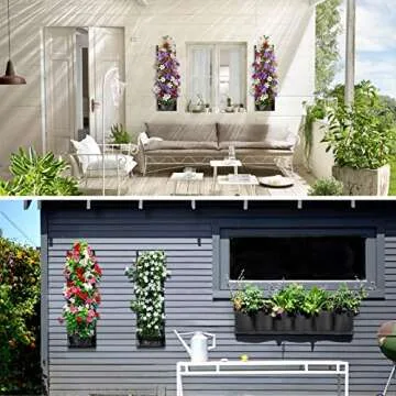 ANGTUO Hanging Planter for Vertical Gardening with 6 Pockets