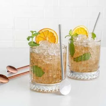 Sustainable Restaurantware Bar Lux Spoon Straws for Every Drink