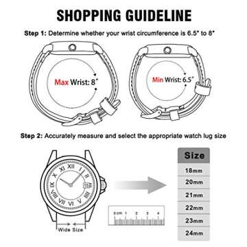 Ritche Genuine Leather Watch Band for Galaxy Watch 6 Classic Omega x Swatch Moonswatch 20mm Classic Vintage Quick Release Leather Watch Strap (Toffee Brown), White Elephant Gifts, Stocking Stuffers for Men